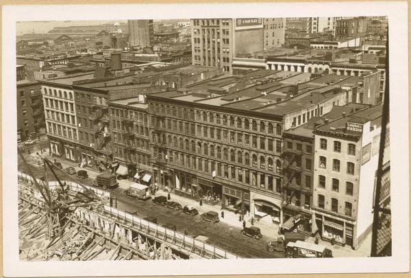 Manhattan: Barclay Street - Church Street, 1935
