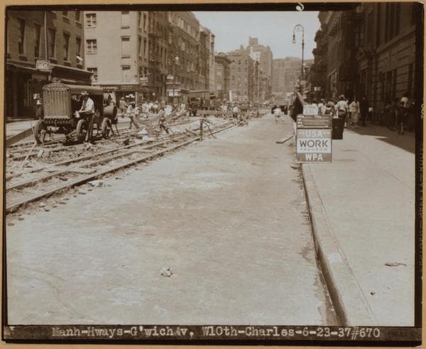 Manhattan: Greenwich Avenue - 9th Street (West), 1937