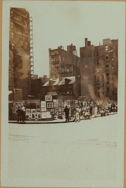Artists and poets - Greenwich Village., 1932