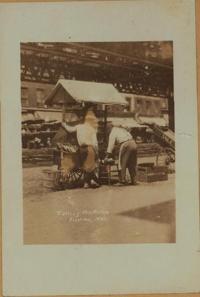 Occupations - Peddlers - Food - Refreshments - Watermelon., 1923
