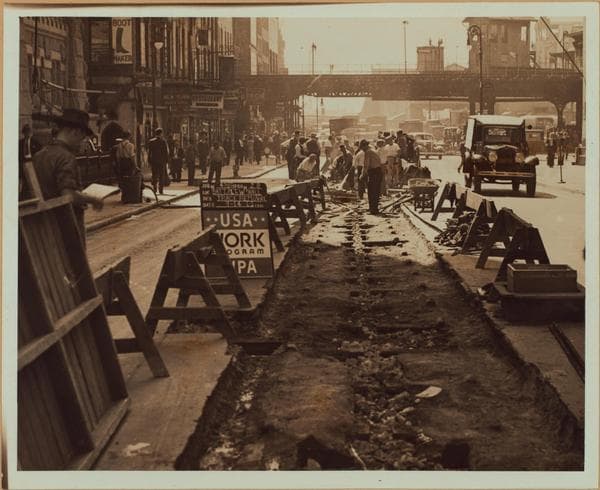 Manhattan: Whitehall Street - Water Street, 1936