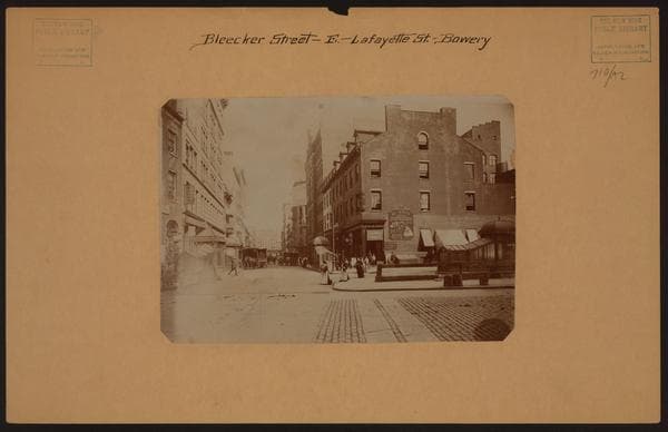 Manhattan: Bleecker Street - Lafayette Street, 1900–1904