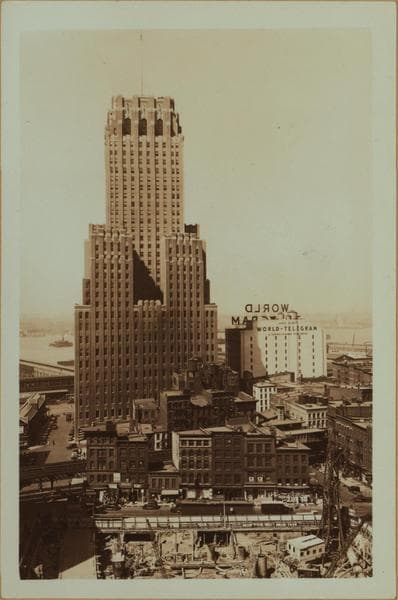 General view - [Manhattan - Church Street - Vesey Street.], 1935