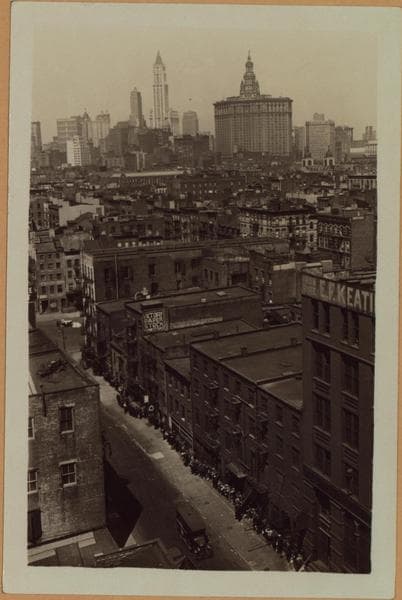 Manhattan: Water Street - Pike Slip, 1932