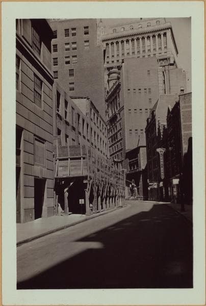 Manhattan: South William Street - Broad Street, 1939