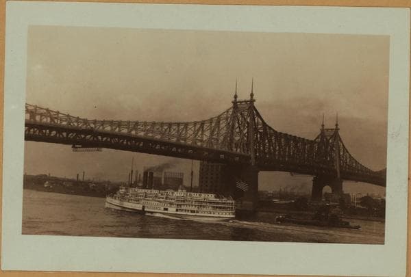 Bridges - Queensboro [Queensborough] Bridge - [Welfare Island - S.S. Providence.], 1925–1926
