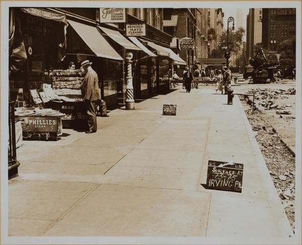 Manhattan: Irving Place - 18th Street (East), 1936