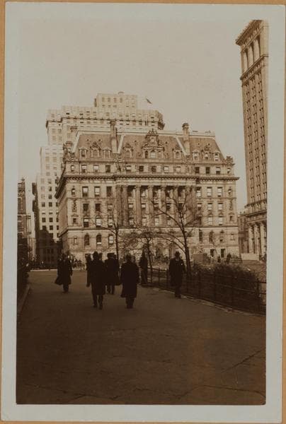 Manhattan: Chambers Street - Centre Street, 1933–1936