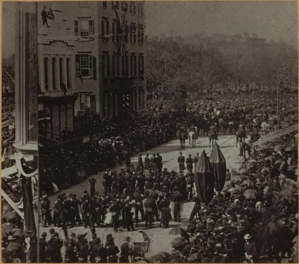 Celebrations - Parades - Municipal events - The Lincoln Funeral., 1865-04