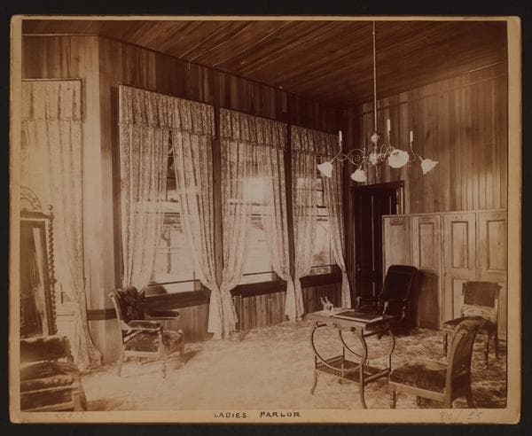 Manhattan: Columbus Circle - [Durland's Riding Academy, ladies parlor.]