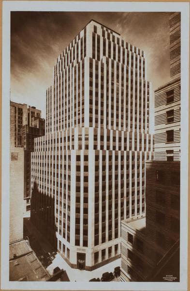 Manhattan: John Street - Cliff Street, 1933