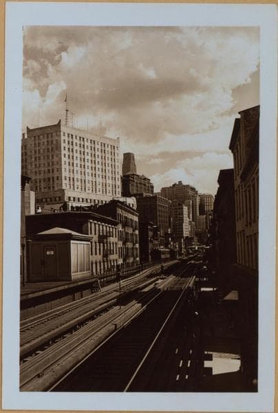 Manhattan: Greenwich Street - Franklin Street, 1938