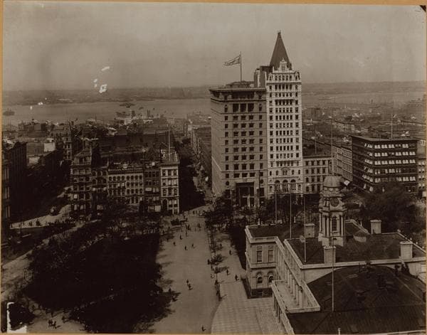 Manhattan: Broadway - Park Place, 1897