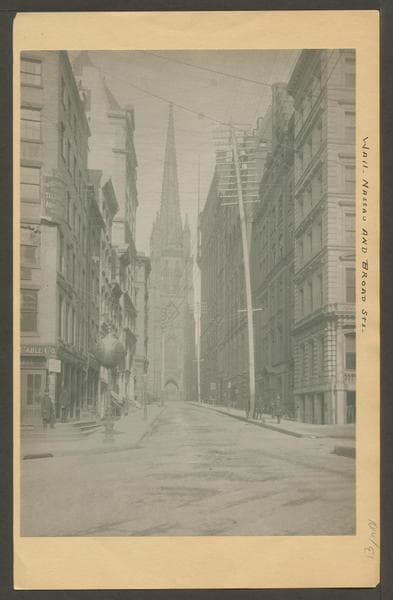 Manhattan: Wall Street - Nassau Street