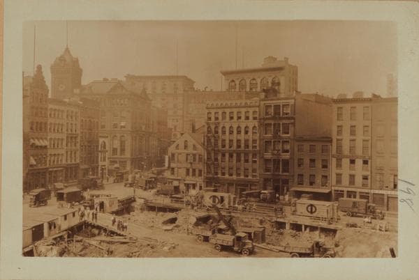 Manhattan: Worth Street - Hudson Street, 1928