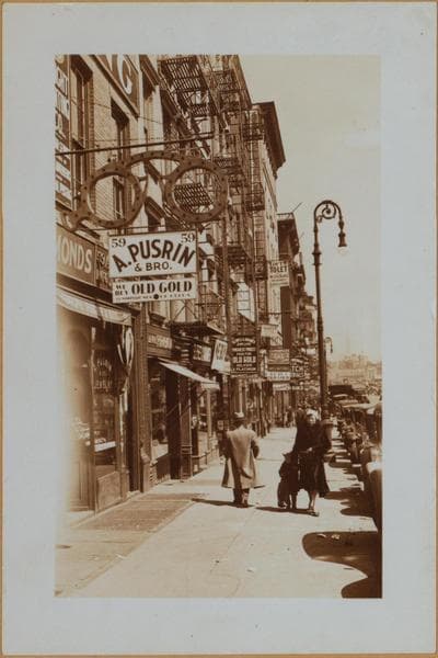 Manhattan: Chrystie Street - Canal Street, 1934