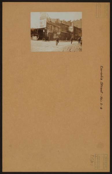 Manhattan: Cornelia Street - 4th Street (West), 1908