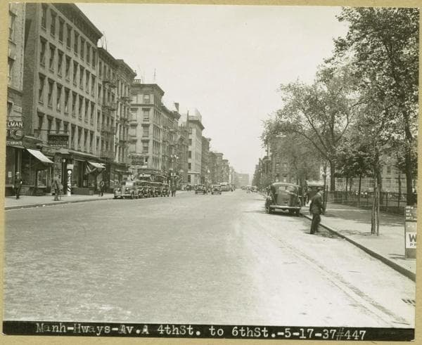 Manhattan: Avenue A - 8th Street (East), 1937