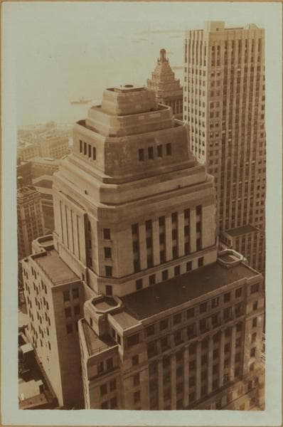 General view - [Manhattan - Wall Street (Southwest).], 1933