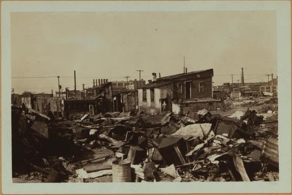 Squatters Colony - Columbia Street - Gowanus Canal - Brooklyn., 1934