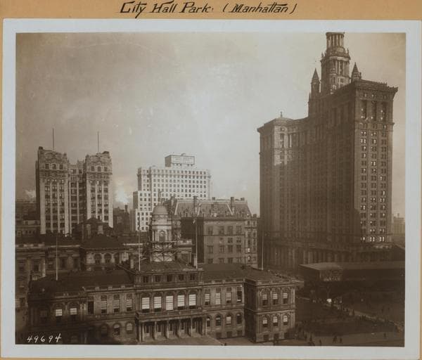 Manhattan: City Hall Park., 1927