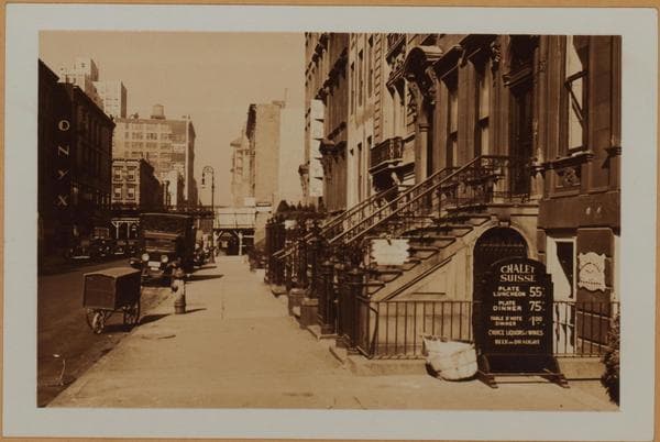 Manhattan: 52nd Street (West) - 5th Avenue, 1937