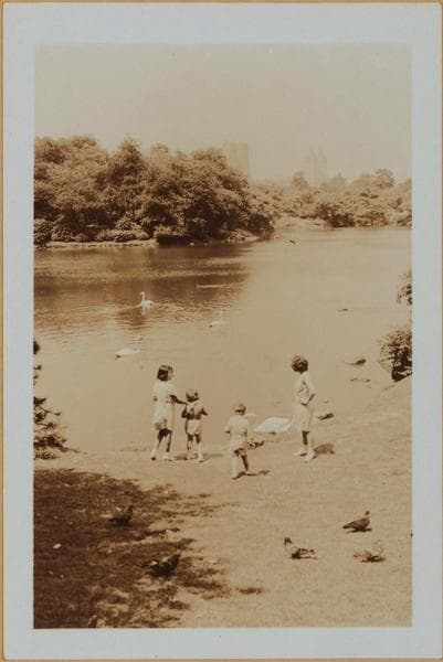Manhattan: Central Park - The Pond. [Metropolitan Club; Sherry-Netherland Hotel.], 1909–1937