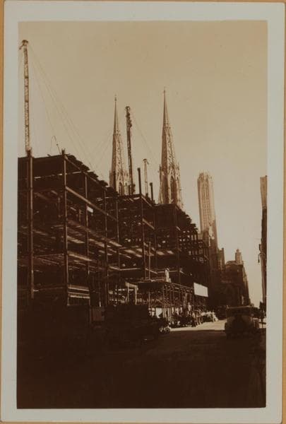 Manhattan: 50th Street (West) - Rockefeller Plaza, 1934