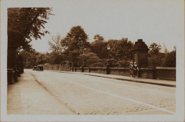Manhattan: Central Park - Transverse roads [Transverse Road No.1]., 1933