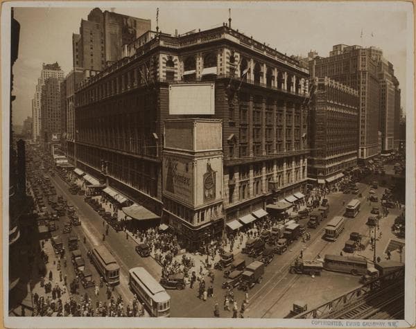 Manhattan: Broadway - 34th Street, ca. 1928
