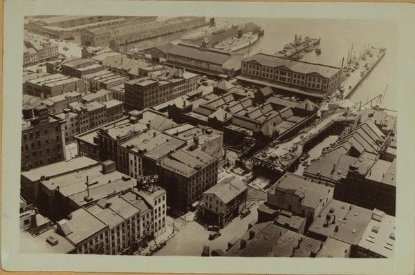 General view - [Manhattan - John Street - Between Cliff and Pearl Streets (Northeast).], 1930