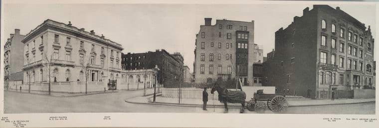 No. 1053 George Leary - Chas. P. Pevin - Henry Phipps - No. 1069 Mrs. J. B. Reynolds - East 88th St.]