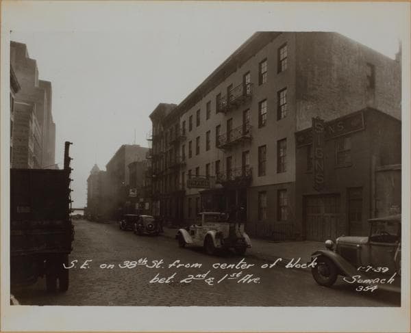 Manhattan: 38th Street (East) - 2nd Avenue, 1939