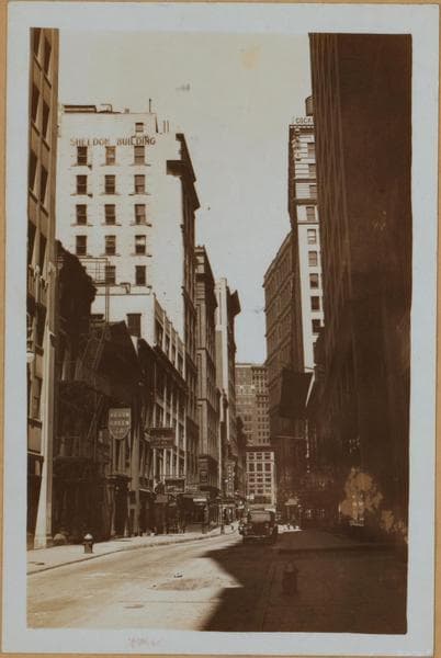 Manhattan: John Street - Dutch Street, 1933