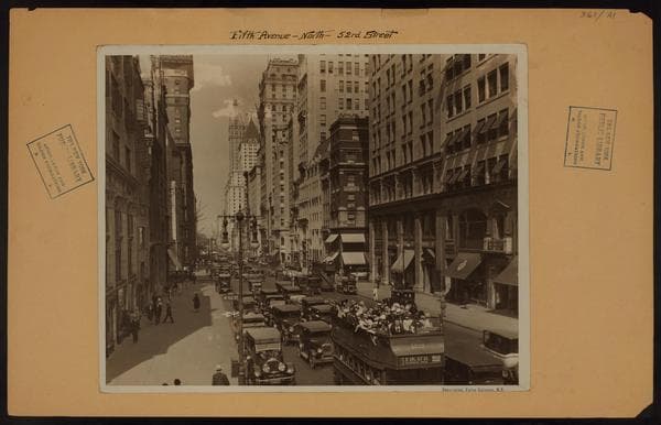 Manhattan: 5th Avenue - 52nd Street, 1927
