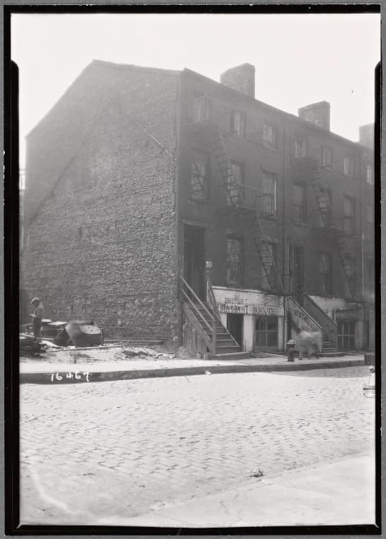Brick row houses; Beatties Restaurant: 3rd Ave. - 36th St., Brooklyn, 1936