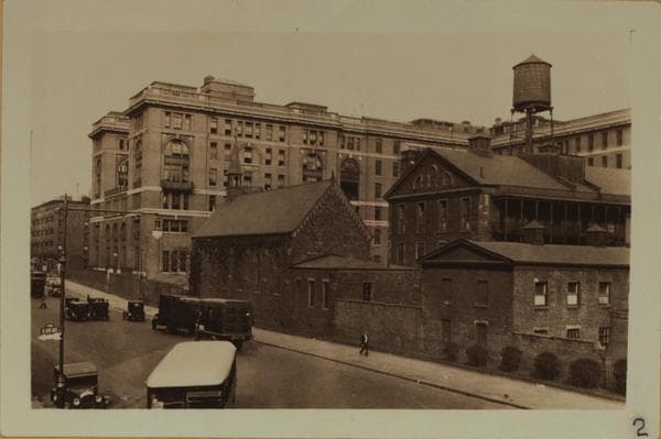 Hospitals - Bellevue Hospital - [Old wards and Chapel.], 1928