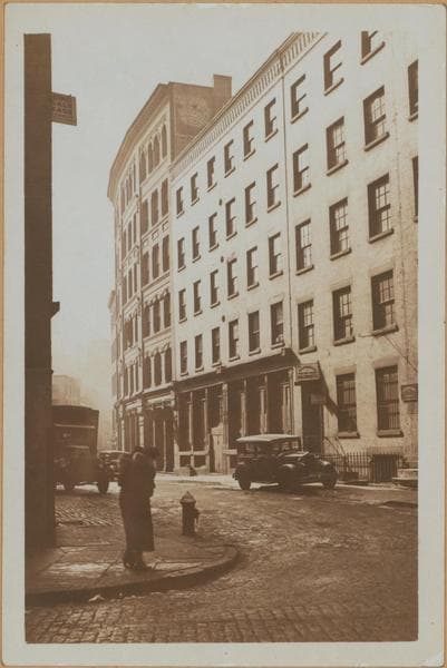 Manhattan: Cliff Street - Frankfort Street, 1934