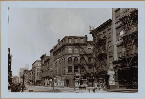 Manhattan: Greenwich Street - Barclay Street, 1937