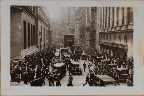 Manhattan: Broad Street - Wall Street, 1936