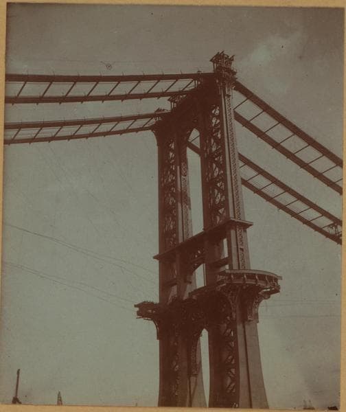 Bridges - Manhattan Bridge - [Construction.], 1908