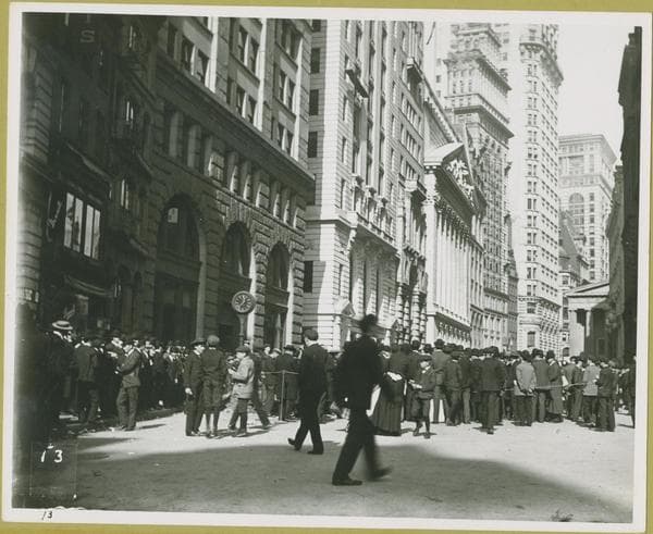 Broad Street - Wall Street, 1900