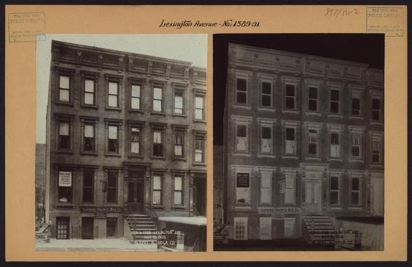 Manhattan: Lexington Avenue - 91st Street (East), 1928