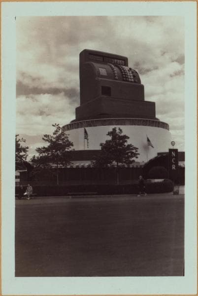 Queens: Flushing Meadow Park - New York World's Fair of 1939-40 - [Industrial exhibits; Communications Building; National Cash Register Company; United States Steel Corporation.], 1939–1940