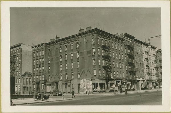 75th Street (East) - York Avenue, northwest corner, 1939-02-12