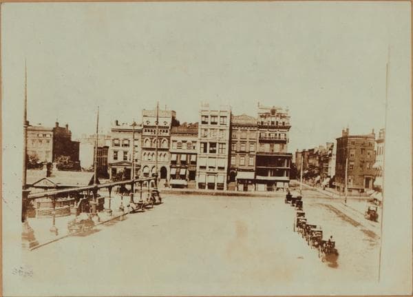 Manhattan: Union Square (West) - Between 16th and 17th Streets., ca. 1874