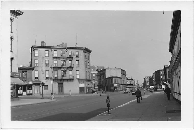 Fulton Street at Clermont Aveue, to East, Brooklyn, 1942-05-13