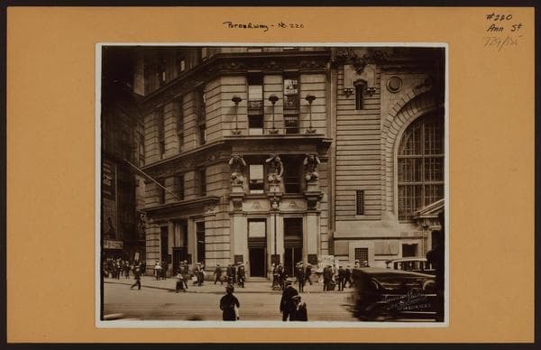 Manhattan: Broadway - Ann Street, 1930