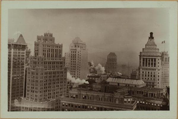General view - [Manhattan - Battery Place - West Street - Whitehall Building.], 1929