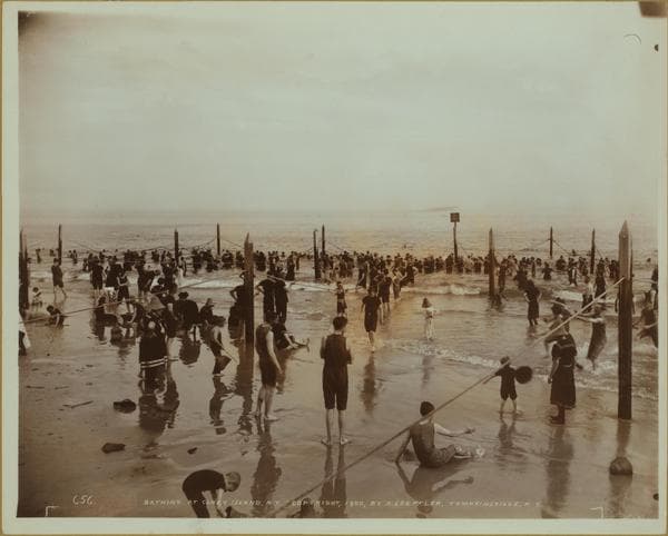 Islands - Coney Island - [Bathers.], 1945